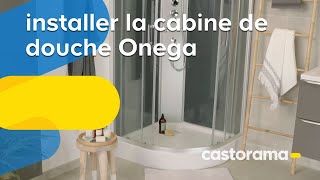 Comment installer la cabine de douche Onega Goodhome  Castorama [upl. by Hanforrd162]