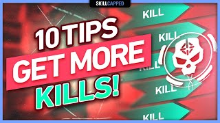 10 PRO TIPS to GET MORE KILLS in VALORANT [upl. by Leinto]