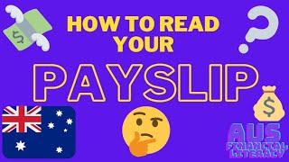 How to read your first PAYSLIP Australia edition [upl. by Annasor]