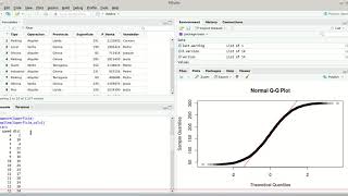 43 Hipótesis normalidad en R [upl. by Savadove]