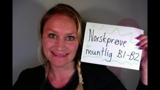 Video 369 Norskprøve muntlig B1B2 [upl. by Ettelorahc]