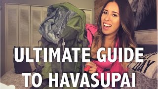 Ultimate GEAR Guide to Havasupai Havasu Falls [upl. by Elleined]