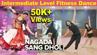 Nagada Sang Dhol  Ramleela  Intermediate Level Fitness Dance  Akshay Jain Choreography  DGM [upl. by Karb945]