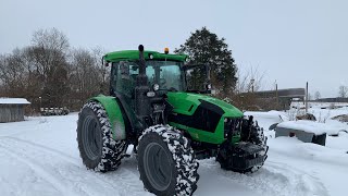 Cold Start Deutz Fahr 5110G DEF AdBlue Frozen [upl. by Aicil135]