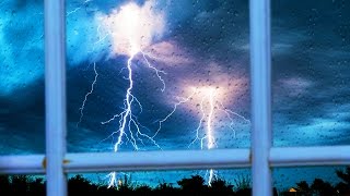 STORMY NIGHT  Rain amp Thunder  Peaceful Nature Sounds For Studying or Sleep  White Noise 10 Hours [upl. by Nivej]