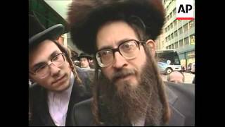 Orthodox Jews stage quotantiZionistquot protest [upl. by Brogle]