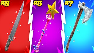 27 Most TRYHARD Pickaxes Fortnite [upl. by Cristal174]