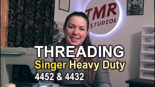 HOW TO Thread A Sewing Machine  Singer Heavy Duty  Sewing Tutorial [upl. by Sarajane]