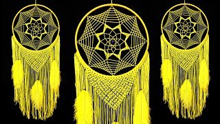 Perfect Dreamcatcher  Room decoration ideas  Handmade craft  Diy dream catcher [upl. by Clevey794]