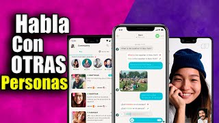 La Mejor app para APRENDER Ingles Hablando con otras PERSONAS [upl. by Rramel8]