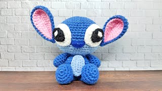 STITCH  HOW TO CROCHET  AMIGURUMI TUTORIAL [upl. by Weinstock]