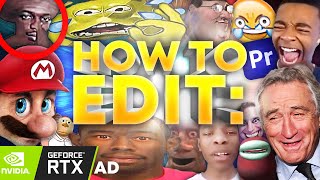 How To Edit 21st Century Humour Memes Premiere Pro [upl. by Sisxela573]