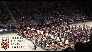 Edinburgh Tattoo 2014  The lone piper  finale [upl. by Aidil]