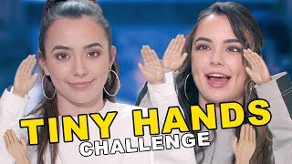 Tiny Hands Challenge  Merrell Twins [upl. by Ahsinaj]