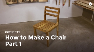 How to Make a Chair  Part 1  Woodworking [upl. by Ibocaj913]