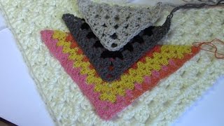 Haken  tutorial 84 granny omslagdoek [upl. by Ann-Marie]