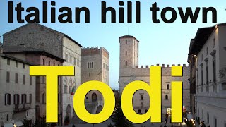 Todi an Italian hill town in Umbria [upl. by Recor58]