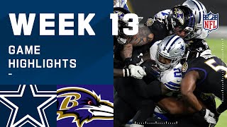 Cowboys vs Ravens Week 13 Highlights  NFL 2020 [upl. by Efthim358]