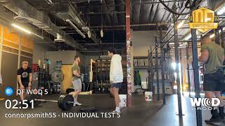 2023 CrossFit Indy quarterfinals Test 5  Connor Smith [upl. by Vicky]