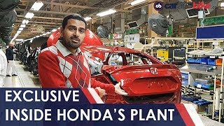 Exclusive Inside Honda Car India’s Factory  Honda Factory India  carandbike [upl. by Shaughn303]