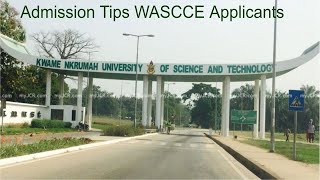 Admission Tips KNUST WASSCE Applicants 2020  Kwame Nkrumah University of Science amp Technology [upl. by Annoyed]