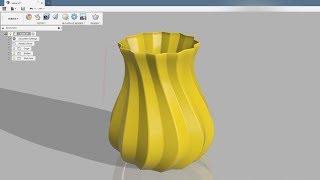 Fusion 360  Vase [upl. by Querida]