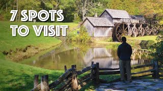 7 Places to See on the Blue Ridge Parkway  Appalachian Mountains Ep 6 [upl. by Nytsirk]