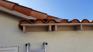 Spanish Clay Tile Roof Repair Overview in Mission Viejo Ca [upl. by Nylrak]