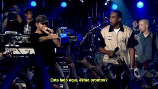 Linkin Park e JayZ  99 ProblemsPoints of AuthorityOne Step Closer  Legendado em ptBR [upl. by Schulein557]