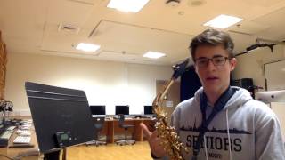 How to Tune Your Alto Saxophone [upl. by Aneehsar]