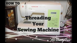 EASY How To Thread your Sewing Machine  Singer SewMate [upl. by Nepets]