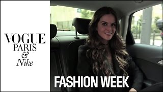 Izabel Goulart runs Paris Fashion Week  VOGUE PARIS amp NIKE [upl. by Kajdan]