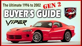 Dodge Viper Gen 2 Buyers Guide amp Review 1996  2002 GTS amp RT10 [upl. by Nayab279]