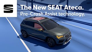 The new SEAT Ateca SUV with PreCrash Assist Technology  SEAT [upl. by Izmar11]