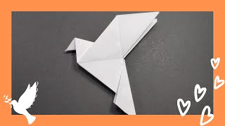 🕊️Como hacer la PALOMA DE LA PAZ Origami❤️🕊️ [upl. by Jewel]