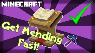 Fastest Way to Get MENDING Enchantment in Minecraft 1152 [upl. by Surovy927]