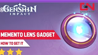 How to Get Memento Lens Genshin Impact Inazuma Gadget [upl. by Artinahs661]