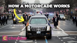 The Anatomy of the Presidential Motorcade  Cheddar Explains [upl. by Ydnak]