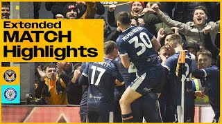 Extended Highlights  Newport County v Stockport County [upl. by Kamat]