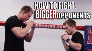 How to Fight Someone Bigger Than You  Overhand Right Punch [upl. by Herzig]