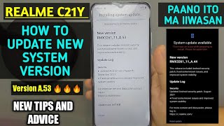 Realme C21Y How to update new system version new tips and advice [upl. by Garibald]