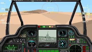 Gunship 2000 PCDOS Destroy Air Base 1991 MicroProse [upl. by Zetana386]