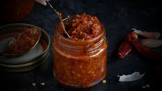 Homemade Red Chilli Paste Recipe [upl. by Biernat]