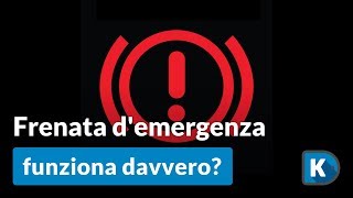 Frenata di emergenza funziona davvero [upl. by Eillim]