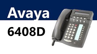 The Avaya 6408D Digital Phone  Product Overview [upl. by Rosse]