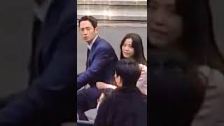 jisoo amp jung hae in behind the scenes of snowdrop snowdrop jisoo junghaein [upl. by Yelsnit]