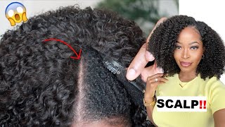 😱 SCALP‼️ No FAKING🔥Thin Part Natural Hair Wig NO Glue NO Gel NO Lace ft Innovative Weaves [upl. by Slaohcin331]