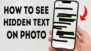 How To Read Blurred Text on a Photo iPhone  Android [upl. by Riabuz94]