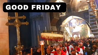 Good Friday Live celebrations Jerusalem Church of The Holy Sepulchre [upl. by Hanikas]