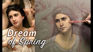 Dream of Spring  WilliamAdolphe Bouguereau P2 [upl. by Hailat]